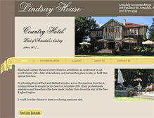 Tablet Screenshot of lindsayhouse.com.au